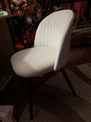 Стул на металлокаркасе Gabi 1 темно-серый / черный фото покупателя 35