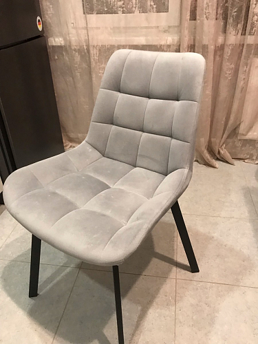 Стул на металлокаркасе Челси К крутящийся бирюзовый / черный фото покупателя 234