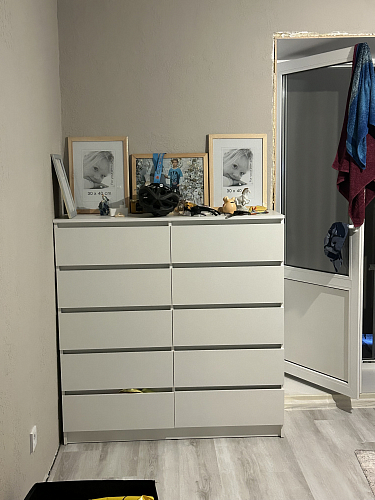 Комод Мадера 1384 лдсп белый  - Уцененный экземпляр фото покупателя 13