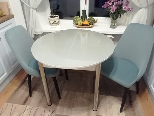 Стул на металлокаркасе Kora black / gray фото покупателя 5