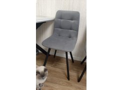 Стул на металлокаркасе Чилли черный фото покупателя 217