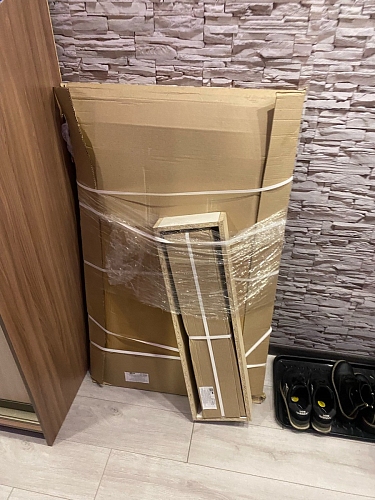 Стол раскладной Колон Лофт 120 32 мм дуб галифакс табако / черный матовый фото покупателя 53