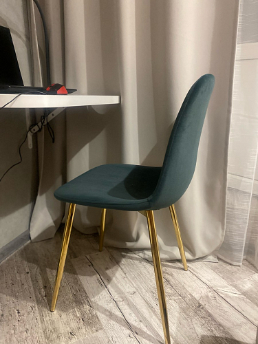 Стул на металлокаркасе Dabl 01 champagne / gold фото покупателя 88