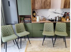 Стул на металлокаркасе Ральф латте / белый фото покупателя 1