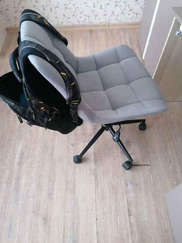 Компьютерное кресло Честер голубой (velutto 47 ) / черный фото покупателя 19