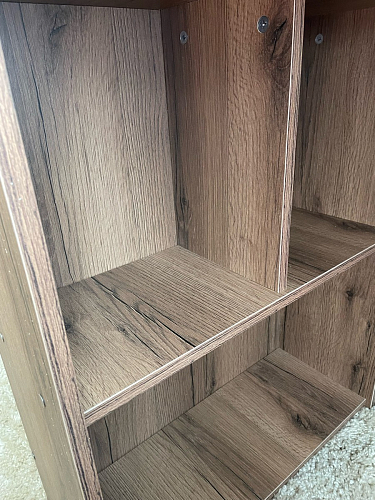 Письменный стол Битти Лофт 116х60х75 дуб делано светлый / белый матовый фото покупателя 88