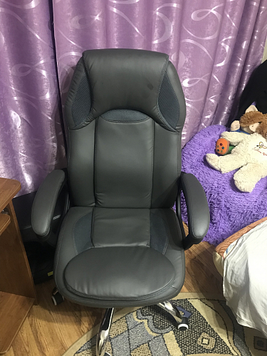 Компьютерное кресло Kim темно-серое фото покупателя 1