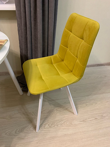 Стул на металлокаркасе Чилли зеленый / черный фото покупателя 1038