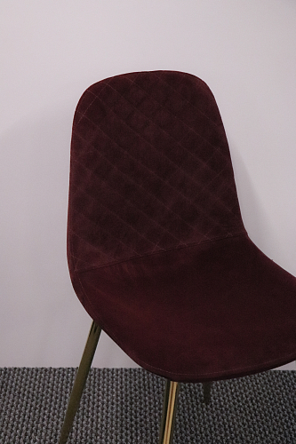 Стул на металлокаркасе Dabl 01 champagne / gold из шоурума 2