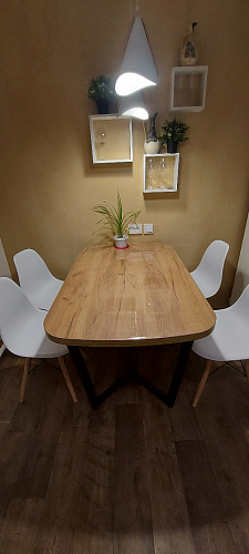 Стул Cindy Eames mod. 001 khaki / natural фото покупателя 323