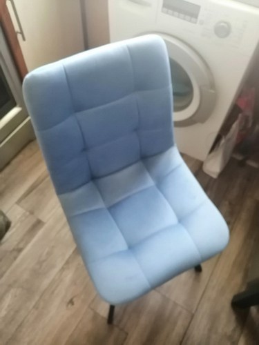 Стул на металлокаркасе Чилли бежевый / белый каркас фото покупателя 734