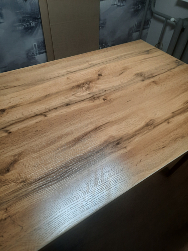 Деревянный стол Лота Лофт 140х80 дуб крафт табачный / черный матовый фото покупателя 316