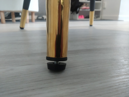 Стул на металлокаркасе Gabi 1 beige / black фото покупателя 202