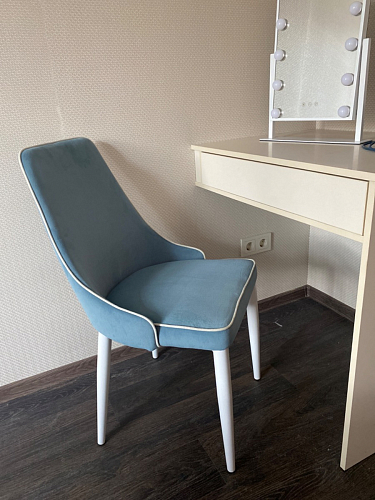 Стул на металлокаркасе Kora beige / black фото покупателя 256