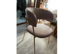 Стул на металлокаркасе Kamelia темно-серый / золотой фото покупателя 30