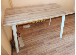 Стол Тринити Лофт 120 32 мм бетон / черный матовый фото покупателя 516