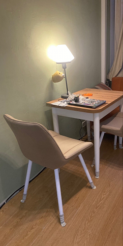 Комплект стульев Вейв 4 шт светло-серый / черный фото покупателя 209