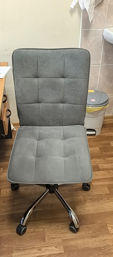 Компьютерное кресло One/Ван флок серый 29 фото покупателя 68