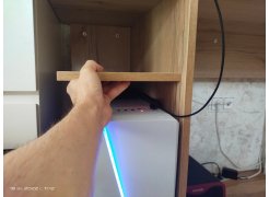 Письменный стол Челси Лофт дуб делано светлый / белый матовый фото покупателя 6