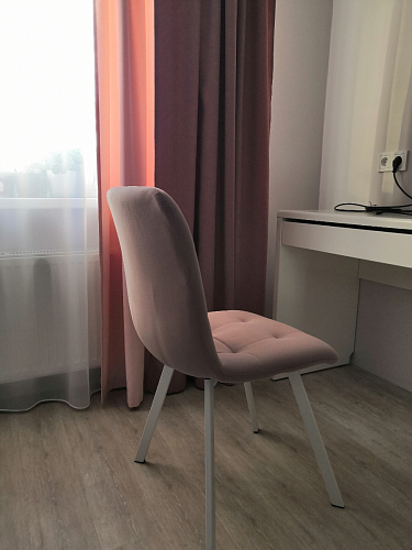 Стул на металлокаркасе Bruk light purple / white фото покупателя 8