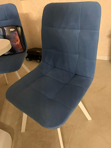 Стул на металлокаркасе Чилли зеленый / черный фото покупателя 975