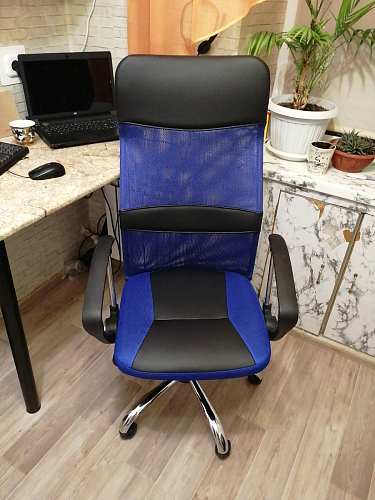 Компьютерное кресло Arano 1 dark blue фото покупателя 8