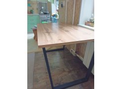 Стол Лота Лофт 140 25 мм юта / белый матовый фото покупателя 922