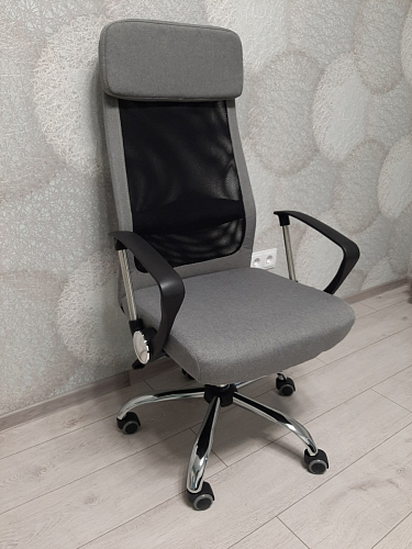 Компьютерное кресло Profit серое / черное фото покупателя 2