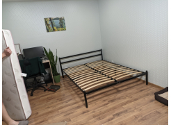 Односпальная кровать Фади 80х200 черная фото покупателя 1075