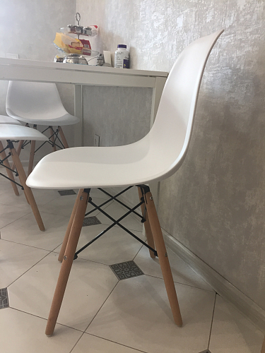 Пластиковый стул Eames PC-015 желтый фото покупателя 520