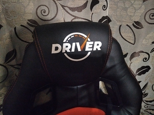 Компьютерное кресло Driver/Драйвер кожзам черный / серый фото покупателя 143