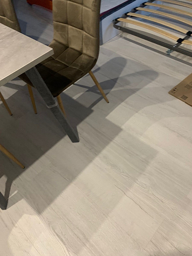 Стол Тринити Лофт 120 32 мм дуб галифакс табако / черный матовый фото покупателя 300