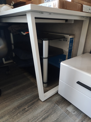 Стол раскладной Лота Лофт 120 25 мм юта / черный матовый фото покупателя 831