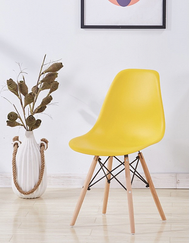 Пластиковый стул Eames PC-015 желтый фото покупателя 367