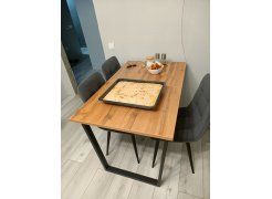 Стол Лота Лофт 120 25 мм сабия / черный матовый фото покупателя 712