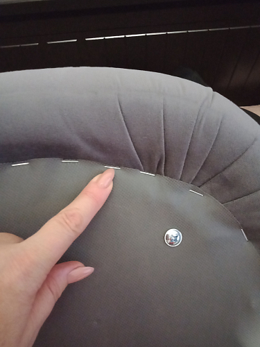 Стул на металлокаркасе Моншау крутящийся velutto 32 / черный фото покупателя 3