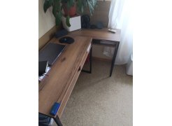 Письменный стол Леон Лофт бетон / черный матовый фото покупателя 23