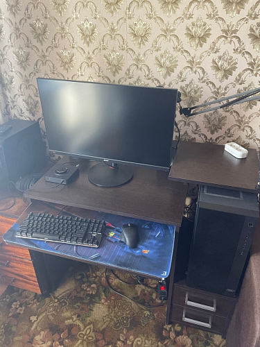 Компьютерный стол Джаз-24 левый венге фото покупателя 90