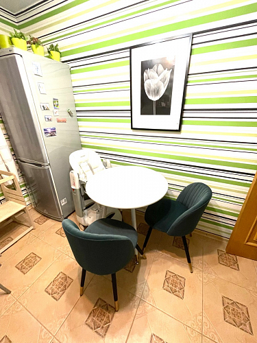 Стул на металлокаркасе Gabi green / black / silver фото покупателя 194