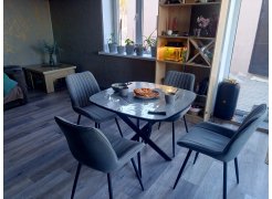 Стул на металлокаркасе Вейв П темно-серый / черный фото покупателя 345