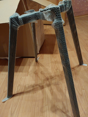 Стул на металлокаркасе Чилли синяя ткань / белый фото покупателя 871