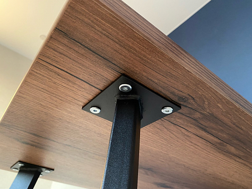 Стол Тринити Лофт 120 32 мм дуб галифакс табако / черный матовый фото покупателя 462