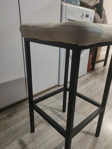 Барный стул Лофт линкольн белый / белый матовый фото покупателя 119