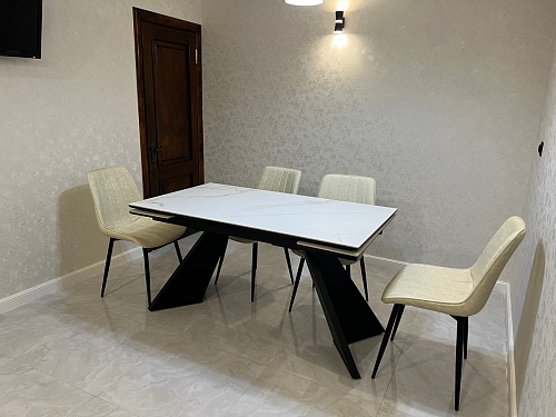 Керамический стол Ливи 140(200)х80х78 carla larkin / дуб монтана фото покупателя 11