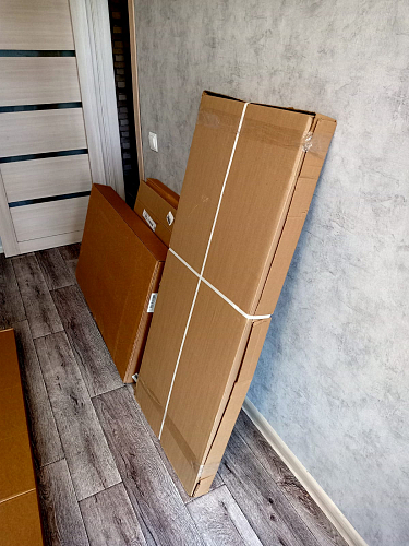 Письменный стол Комфорт 12.71 дуб золотой craft / белая аляска  - Уцененный экземпляр фото покупателя 167