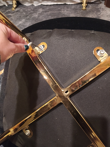 Стул на металлокаркасе Dabl wine red фото покупателя 112