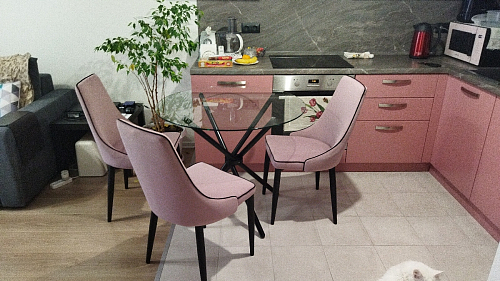 Стул на металлокаркасе Kora white / gray фото покупателя 102