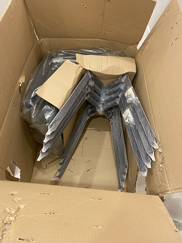 Стул на металлокаркасе Чилли синий / белый фото покупателя 1050