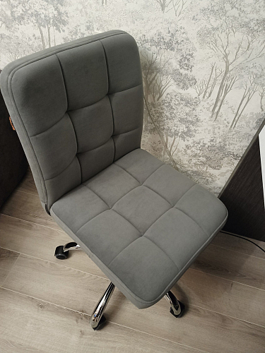 Компьютерное кресло Fiesta флок молочный 4 фото покупателя 22