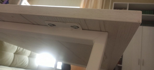 Деревянный стол Лота Лофт 140х80 дуб крафт табачный / черный матовый фото покупателя 613